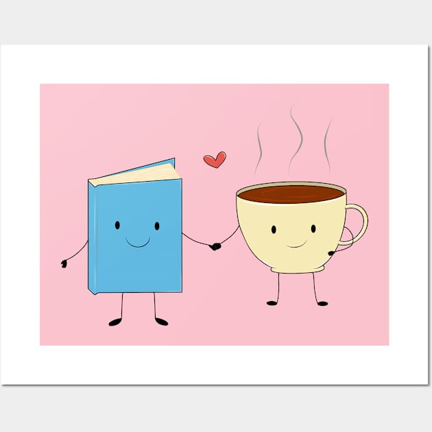 Books Coffee Love Wall Art by angiedf28